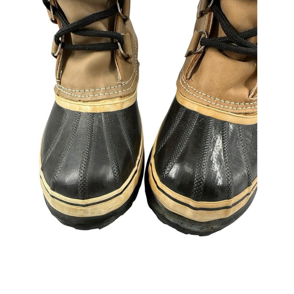 VTG Sorel Caribou Kaufman Canada Insulated Leather
Winter Boots Waterproof Sz 8 - Picture 7 of 13